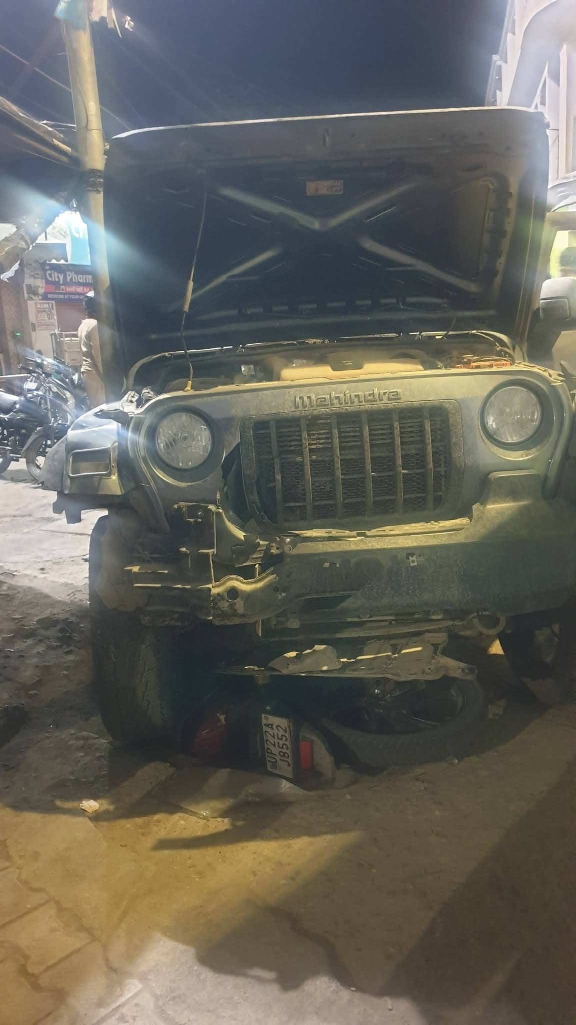 जेल रोड पर देर रात दर्दनाक हादसा, थार सवार ने बाइक सवारों को मारी टक्कर, एक की हालत गंभीर