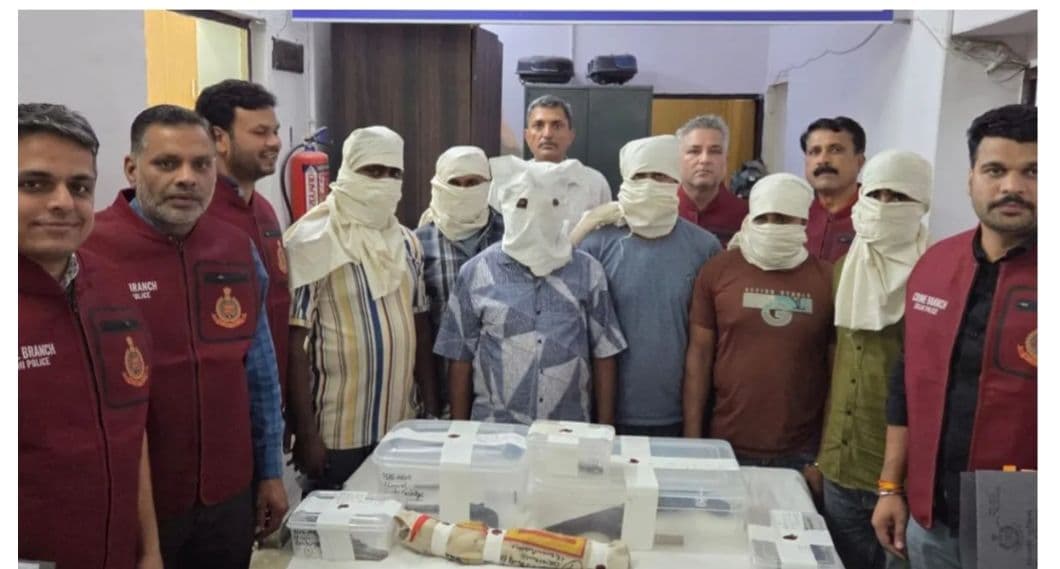 दिल्ली में मुठभेड़: क्राइम ब्रांच ने 6 बांग्लादेशी डकैत दबोचे, पुलिस पर की थी फायरिंग